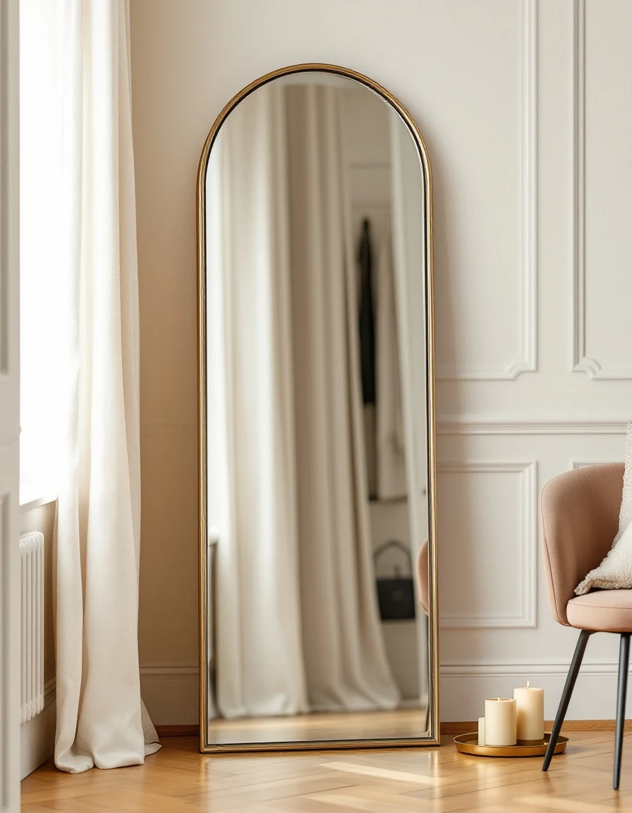 Full-Length Arc Mirror mirror