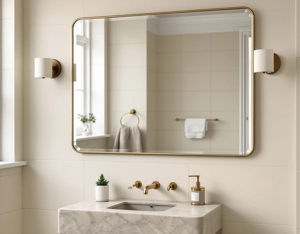 Non-LED Bathroom Mirror mirror